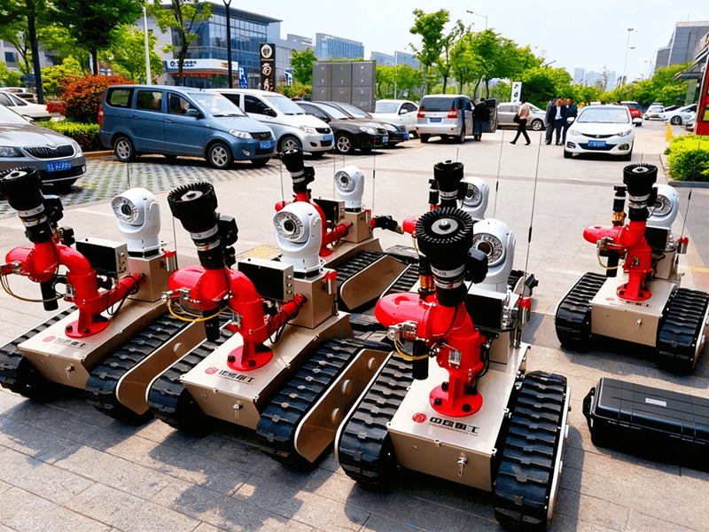 Čínské hasičské giganty vstoupily na hasičské robotické trh a uvedly nové změny v tomto odvětví